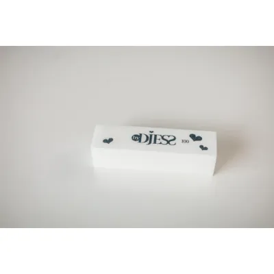 Vijl buffer blok grit 100 wit